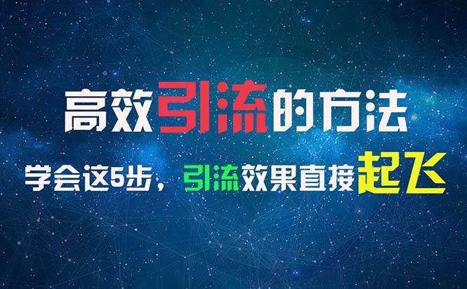 （11776期）高效引流的方法，可以帮助你日引300+创业粉，一年轻松收入30万，比打工强