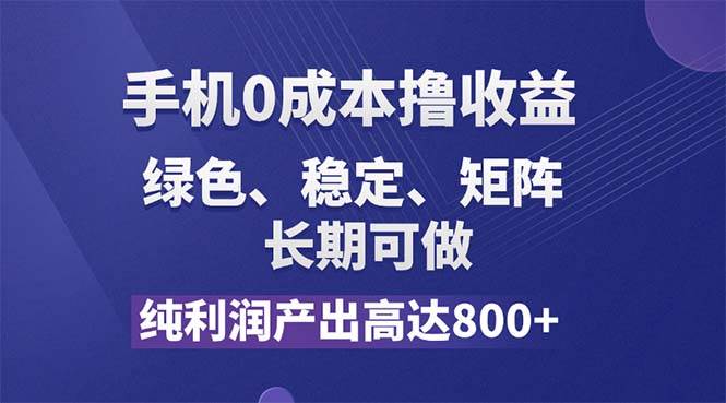 （11976期）纯利润高达800+，手机0成本撸羊毛，项目纯绿色，可稳定长期操作！插图